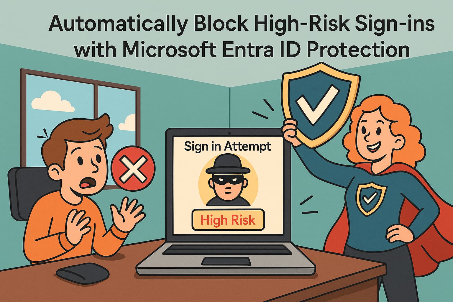 How to Automatically Block High-Risk Sign-ins with Microsoft Entra ID Protection: A Zero Trust Approach