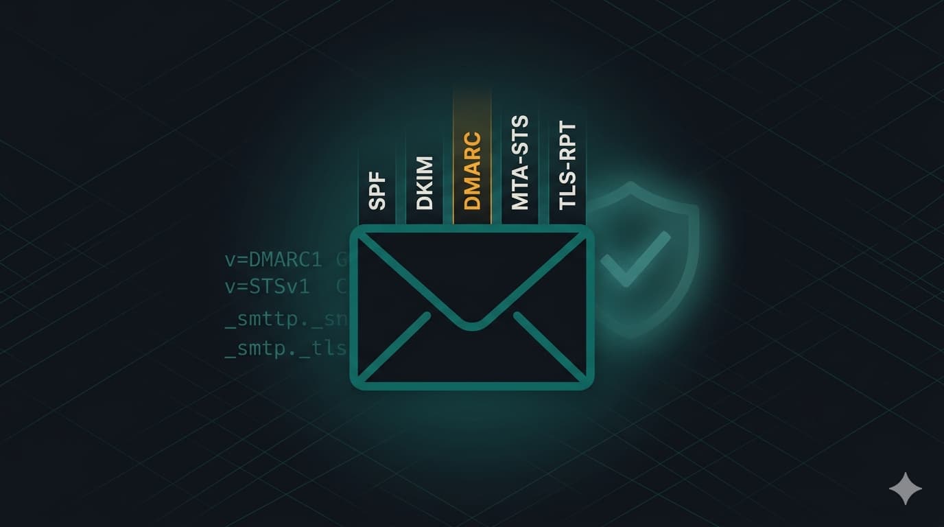 Email authentication in Exchange Online in 2026: SPF, DKIM, DMARC, MTA-STS and TLS-RPT done right