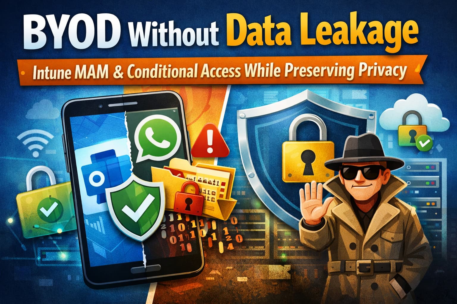 BYOD Without Data Leakage: Protecting Corporate Data with Intune MAM & Conditional Access While Preserving Privacy