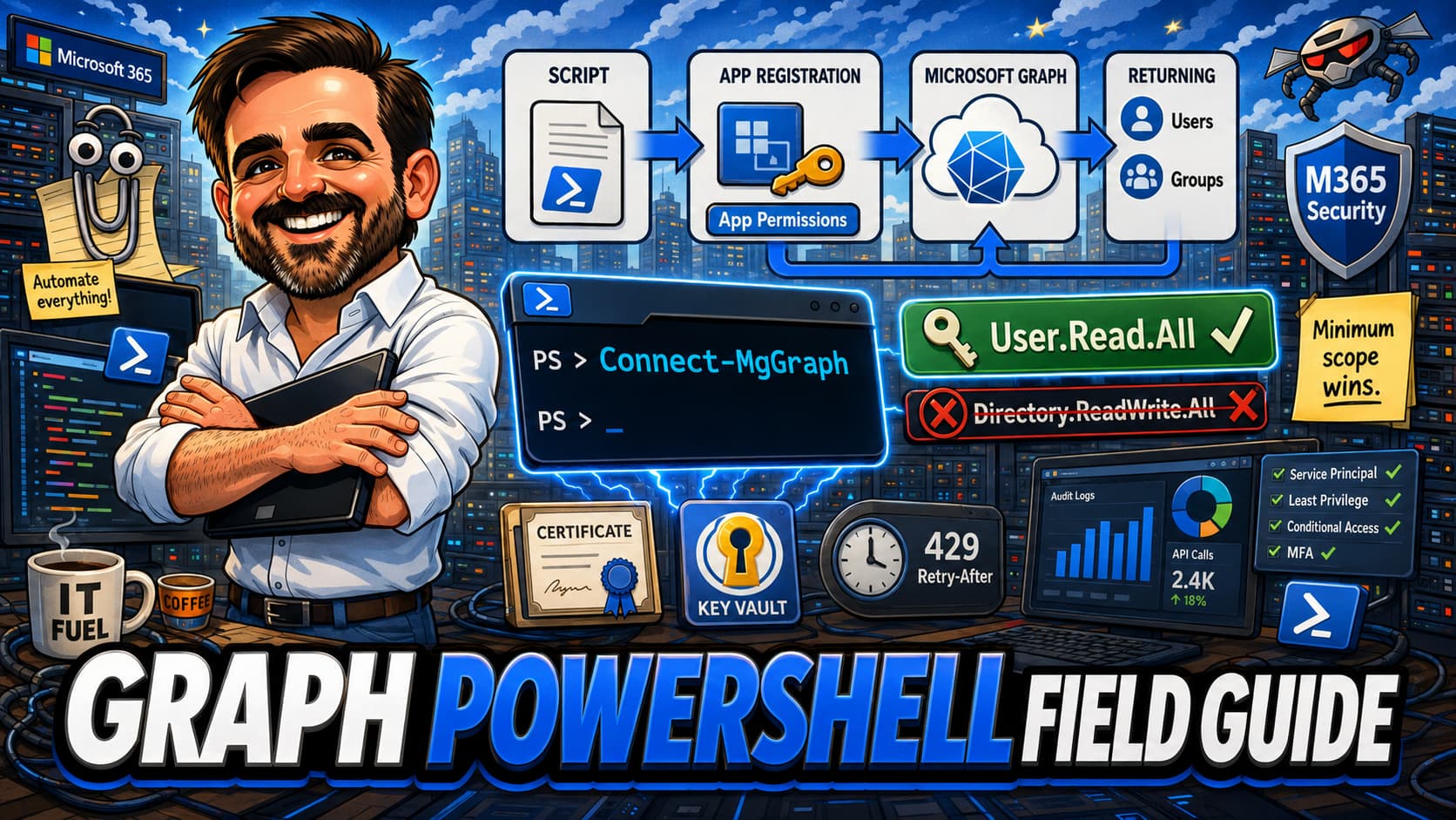Microsoft Graph PowerShell Field Guide 2026: Authentication, Permissions and Production Patterns