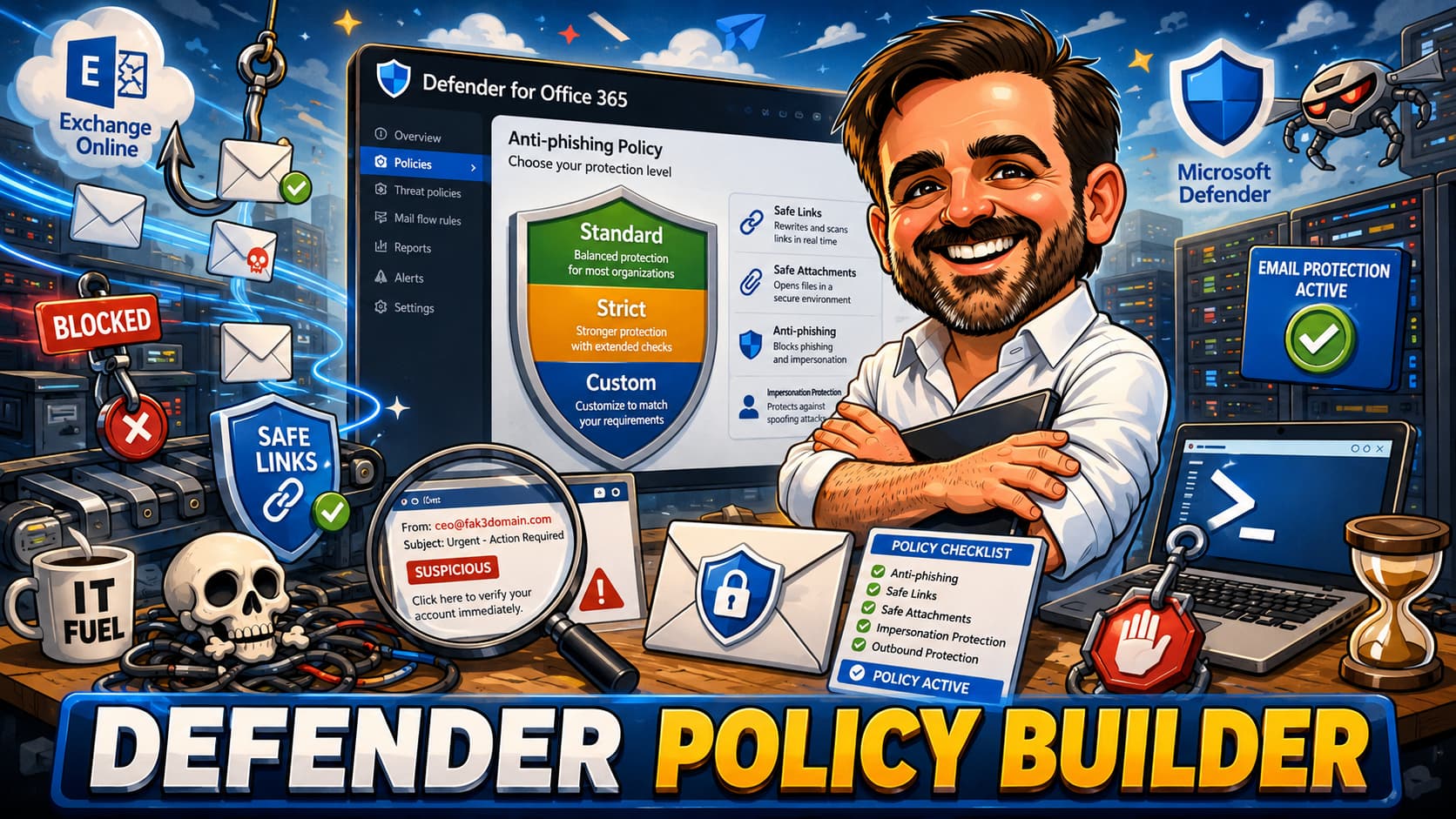 Microsoft Defender for Office 365 Policy Builder 2026: Standard, Strict or Custom