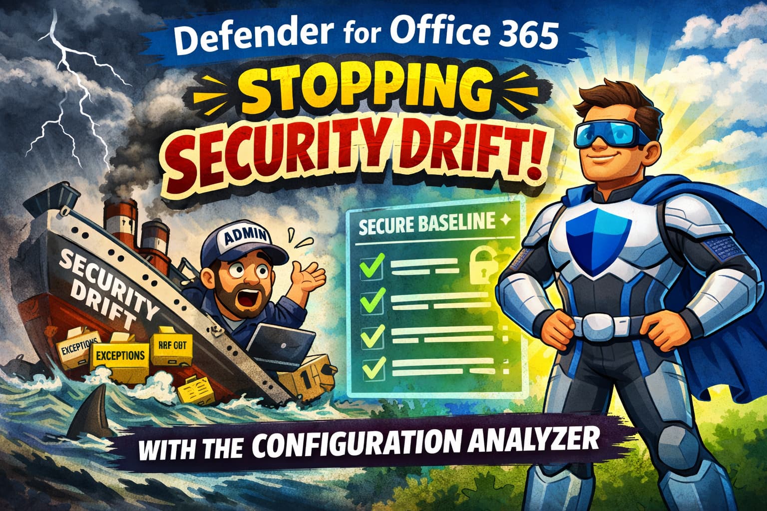 Security Drift in Microsoft 365: Eliminate It with Defender for Office 365 Configuration Analyzer