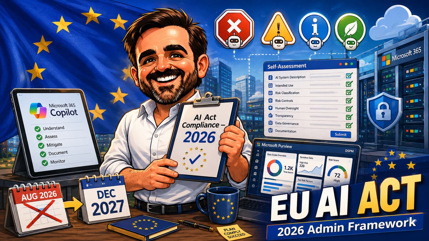 EU AI Act + Microsoft 365: 2026 Admin Compliance Framework