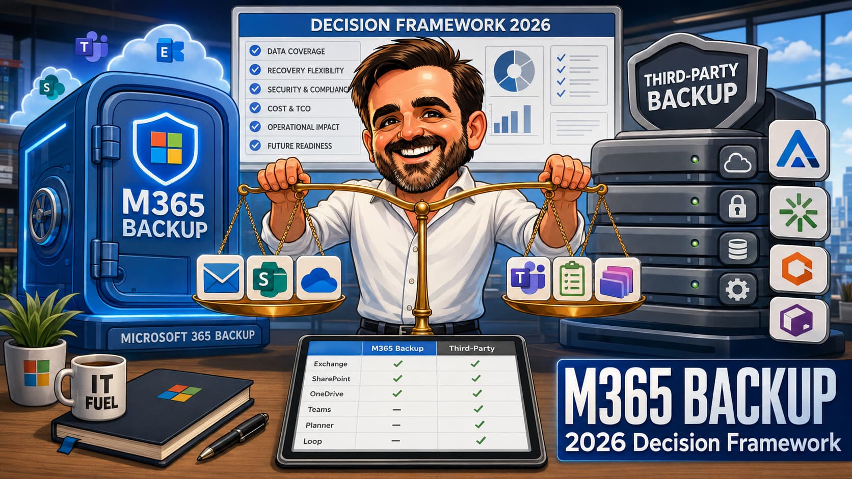 Microsoft 365 Backup vs Third-Party: 2026 Decision Framework