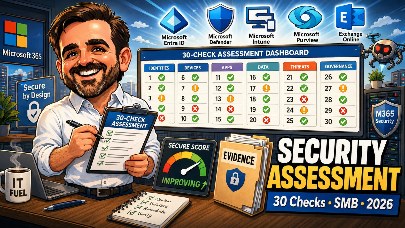 Microsoft 365 Security Assessment for SMBs: The 30 Checks I Run in Every Tenant (2026)