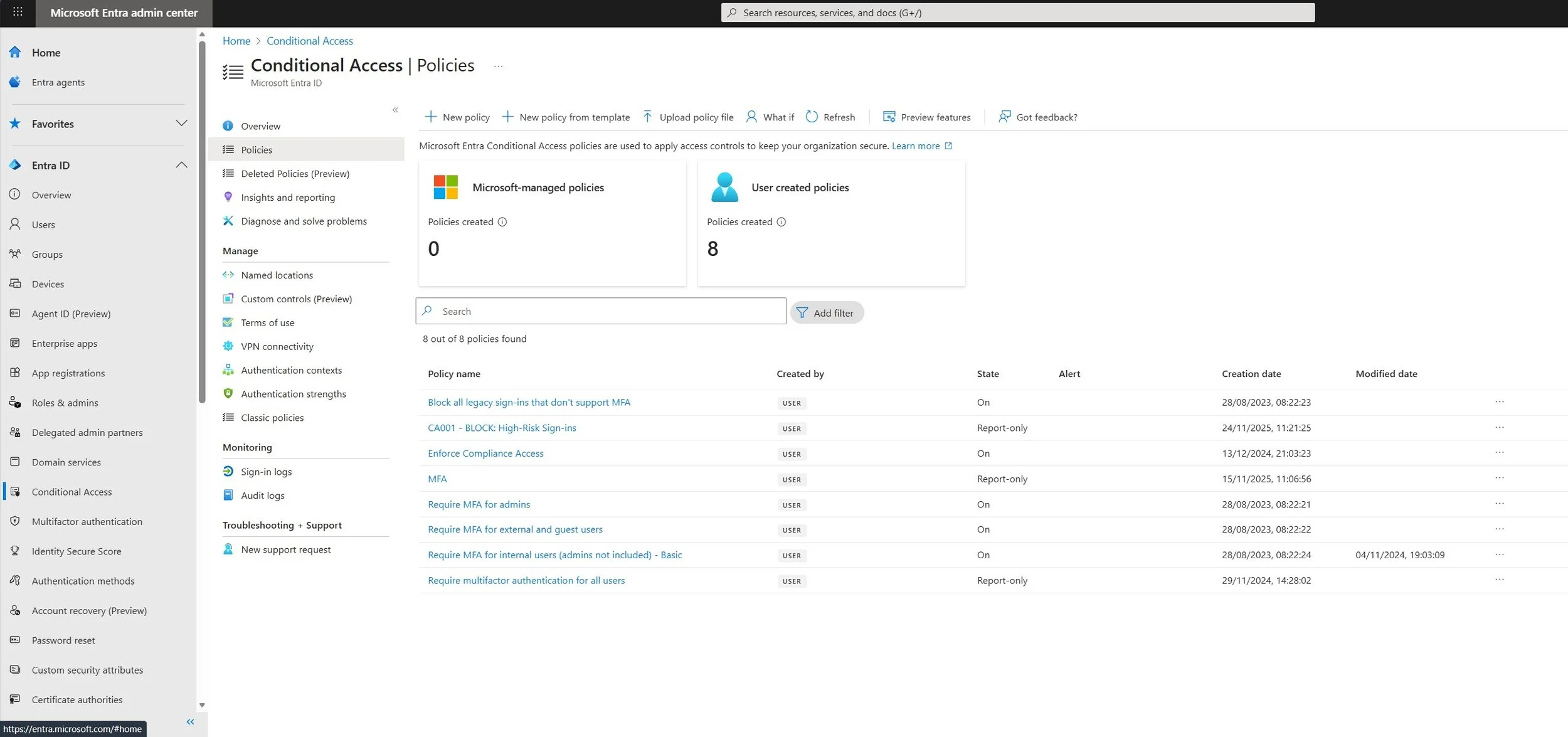 Entra Conditional Access Dashboard